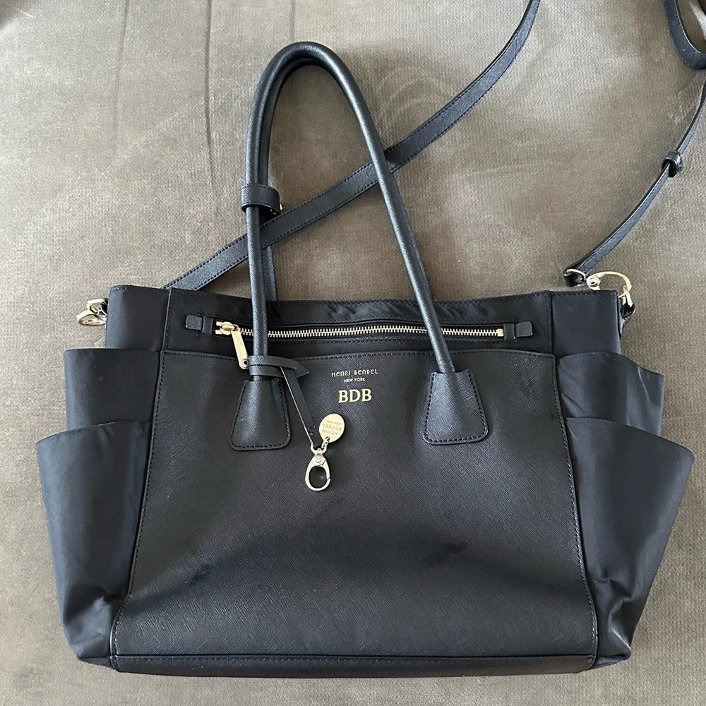 Henri Bendel West 57 Diaper Bag Black